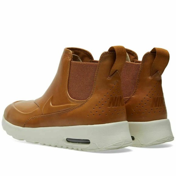 Nike Women's Air Max Thea Mid Womens Ale Brown Leather 859550-200 NEW - Picture 3 of 10
